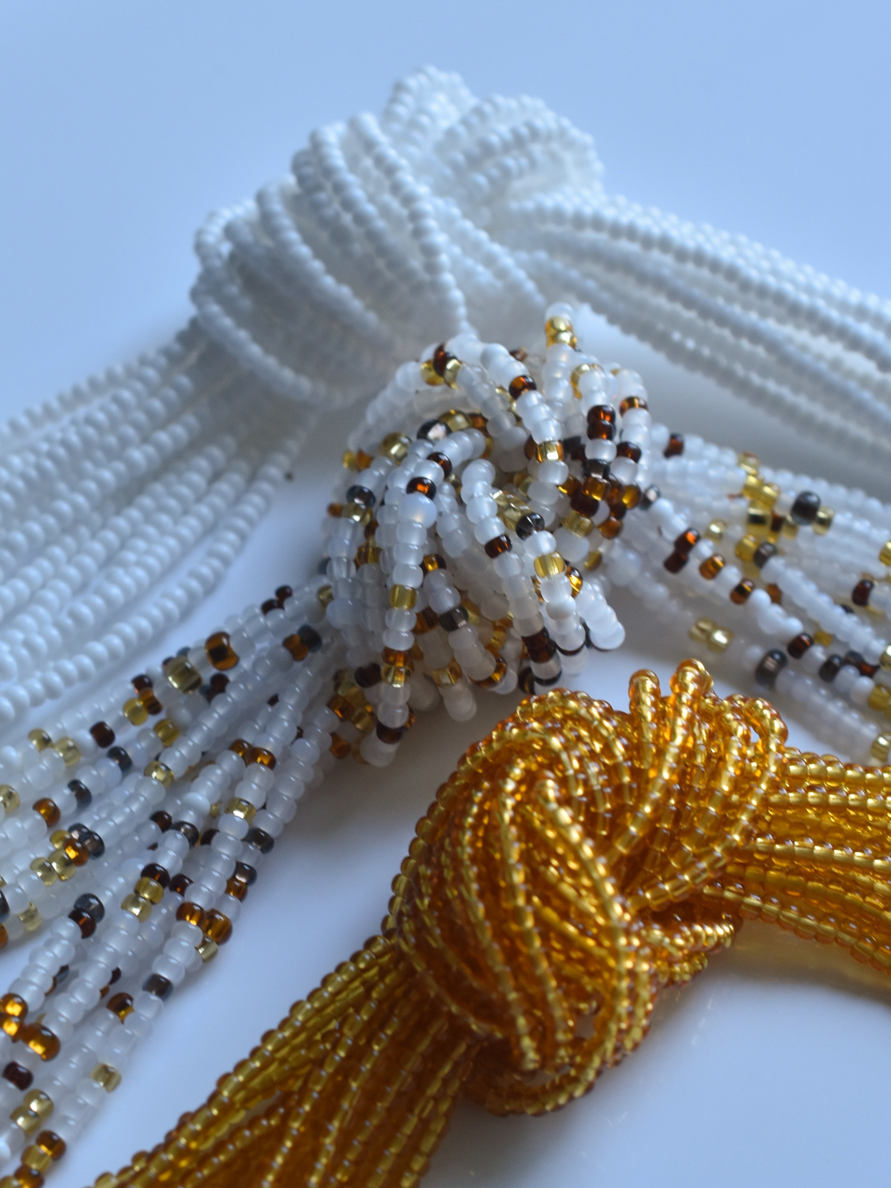 3 PC WAISTBEADS | EGYPTIAN HONEY